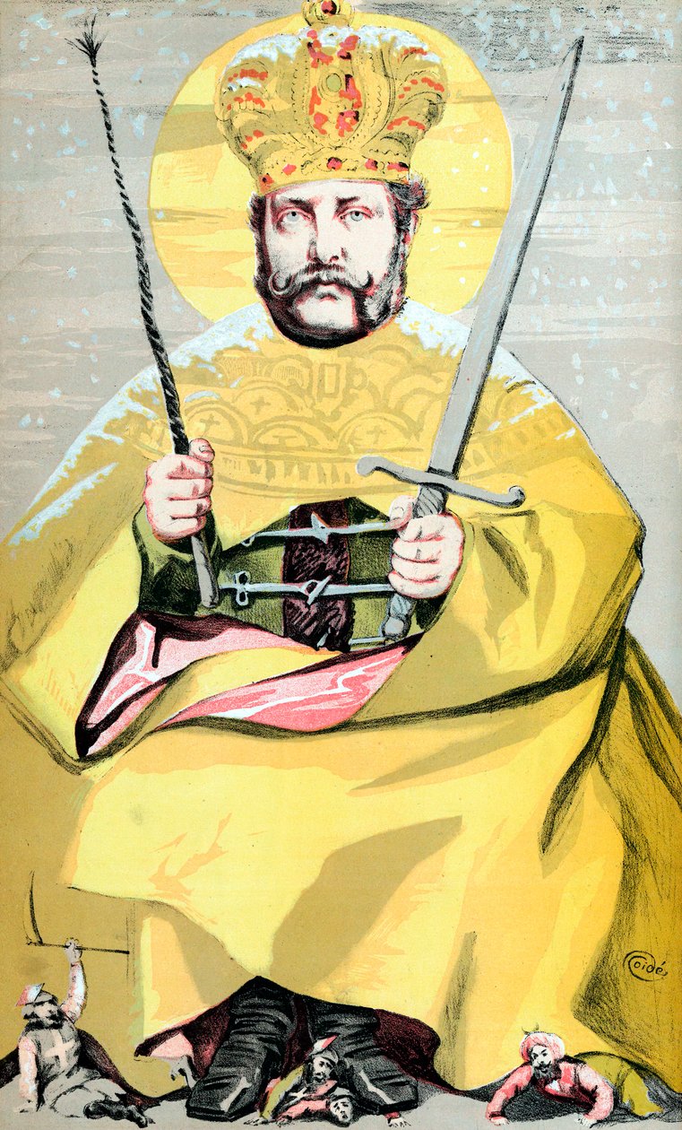 Aleksanteri II 1818-1881, Venäjän tsaari vuodesta 1855, 1869 tekijältä James Jacques Joseph Tissot