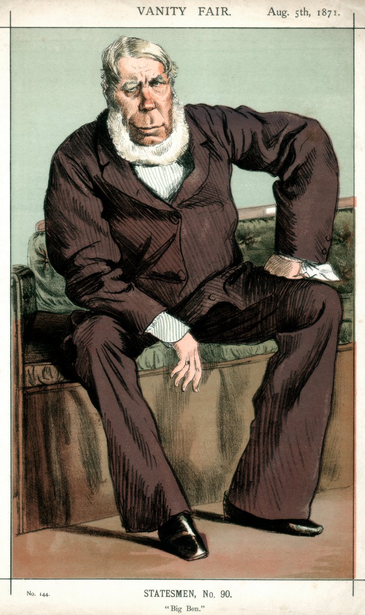 Big Ben George Bentinck, brittiläinen poliitikko, 1871. tekijältä James Jacques Joseph Tissot