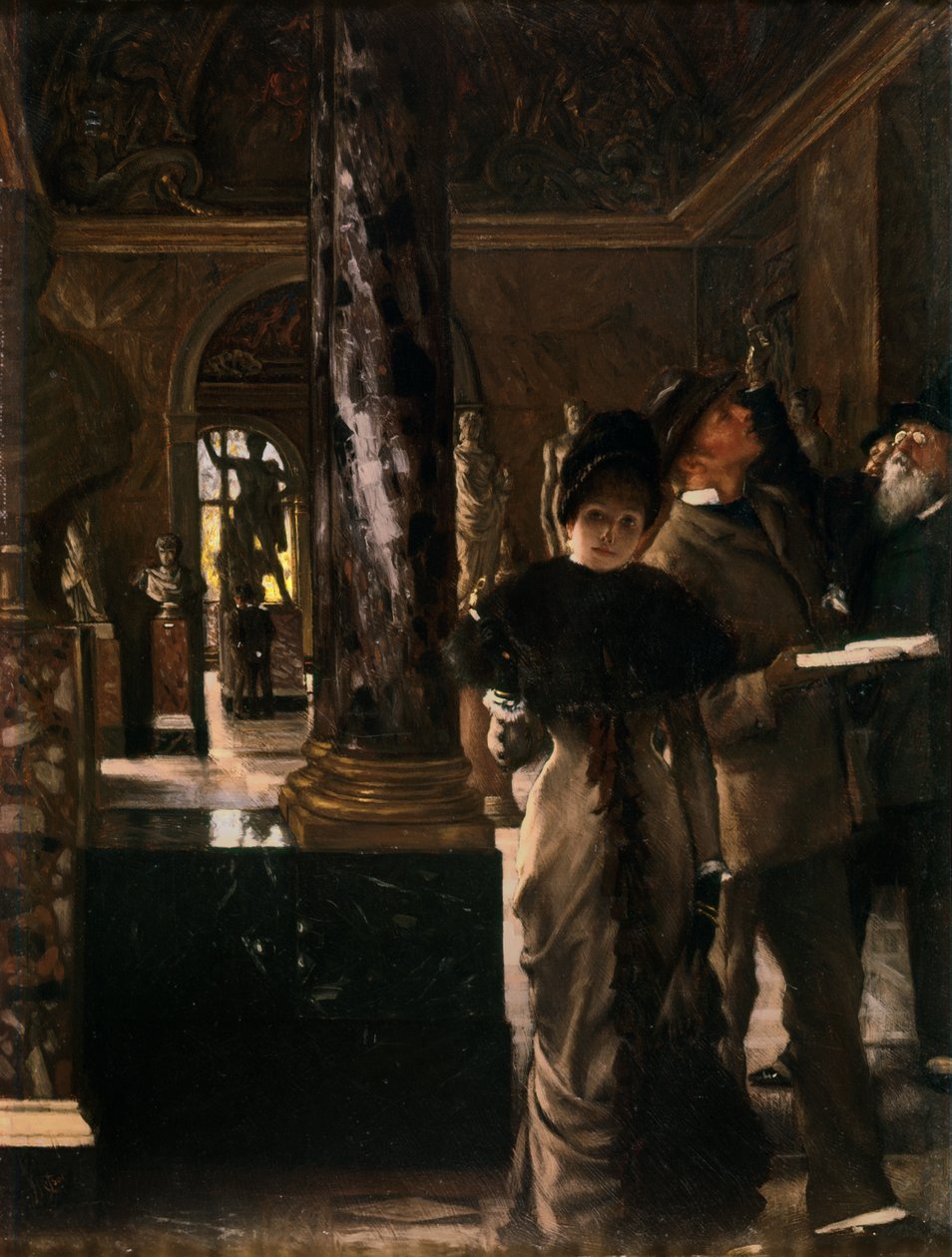 Huonekalut ja erilaiset esineet 1100- ja 1300-luvuilta tekijältä James Jacques Joseph Tissot