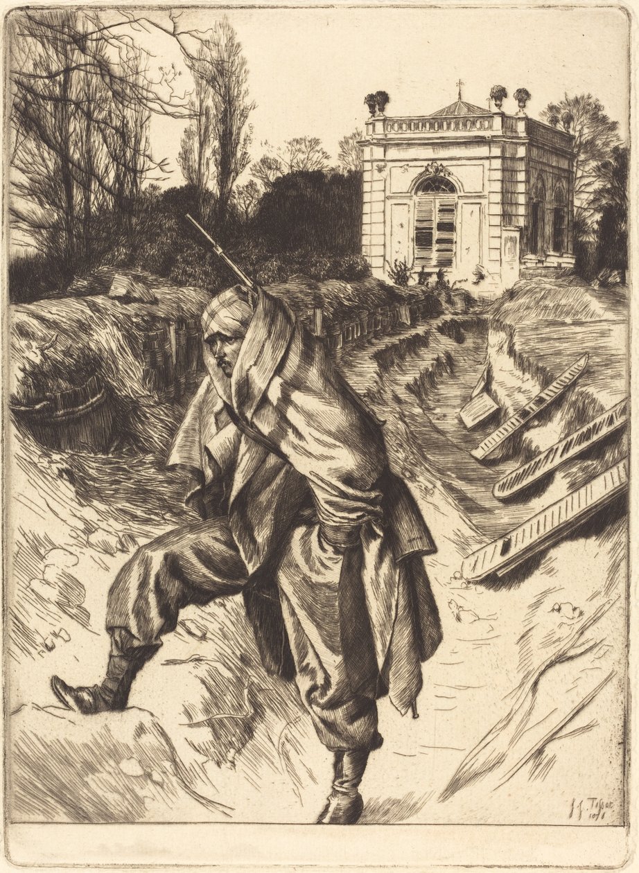 Grand Garde (muisto Pariisin piirityksestä) tekijältä James Jacques Joseph Tissot