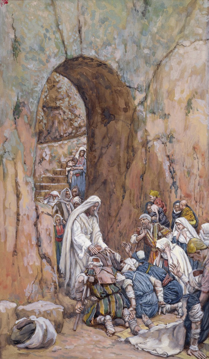 Hän ei tehnyt ihmeitä paitsi että Hän paransi heidät (wc paperilla) tekijältä James Jacques Joseph Tissot