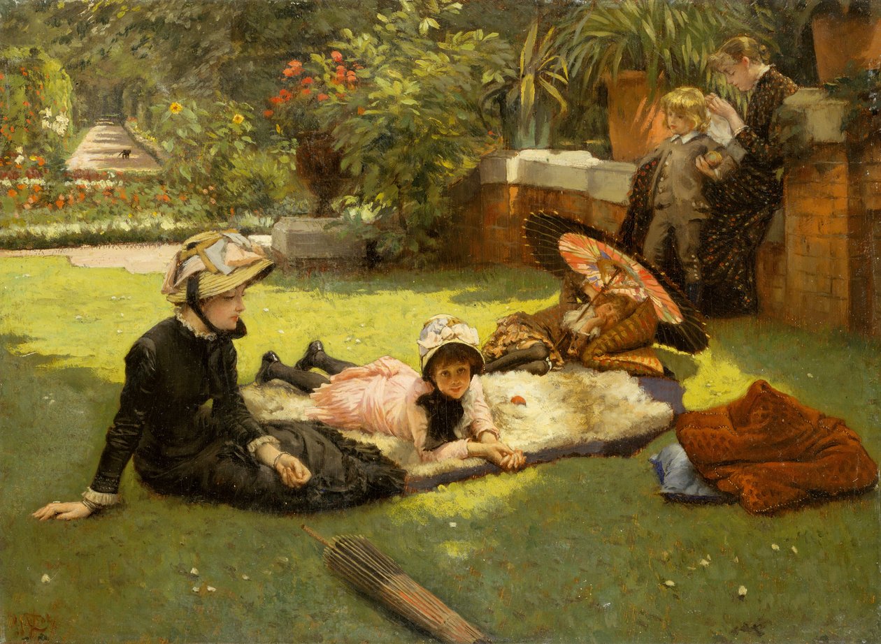 Täysi auringonvalo Täysi aurinko, n. 1881 tekijältä James Jacques Joseph Tissot
