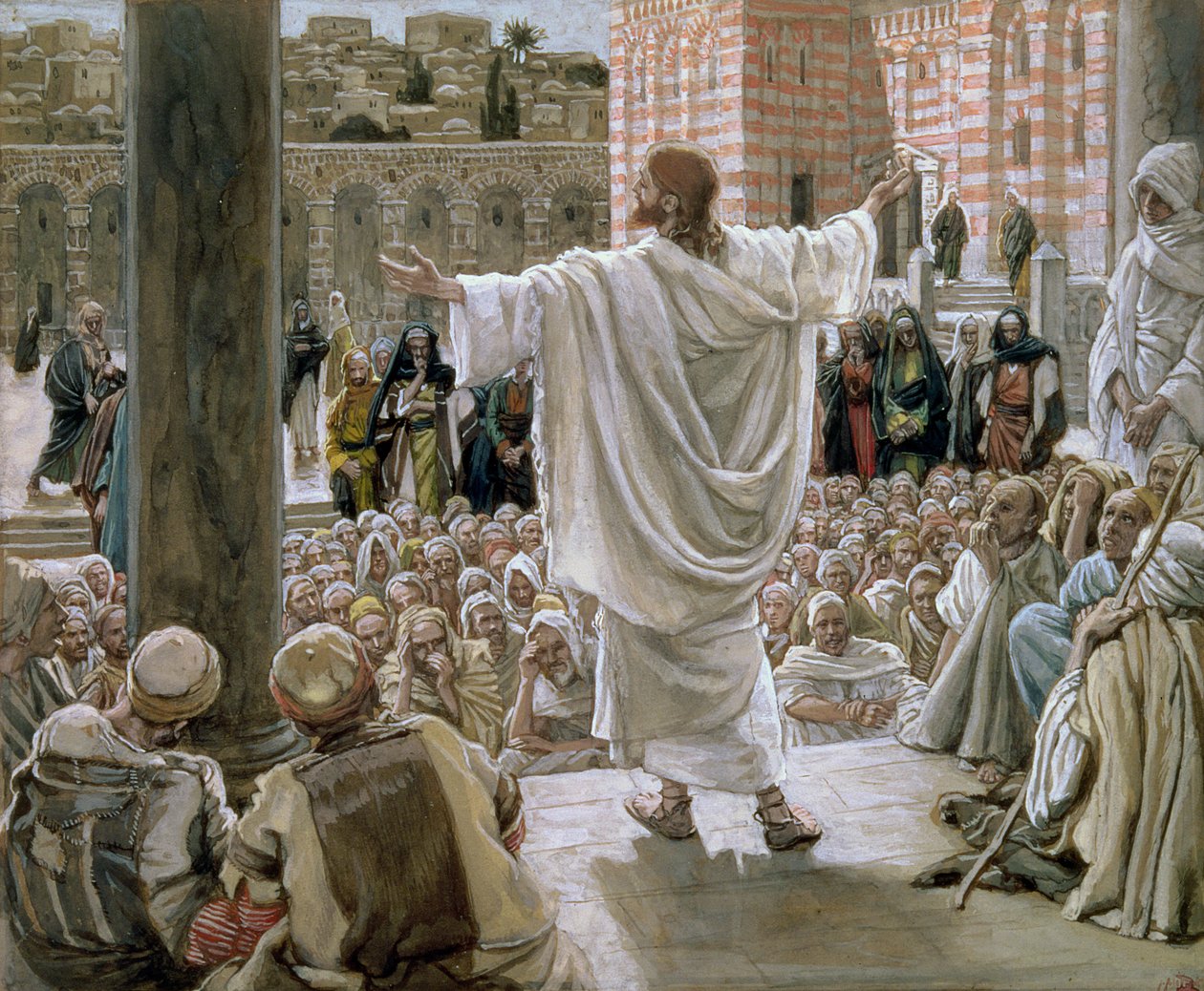 Huonekalut ja erilaiset esineet 1100- ja 1300-luvuilta tekijältä James Jacques Joseph Tissot