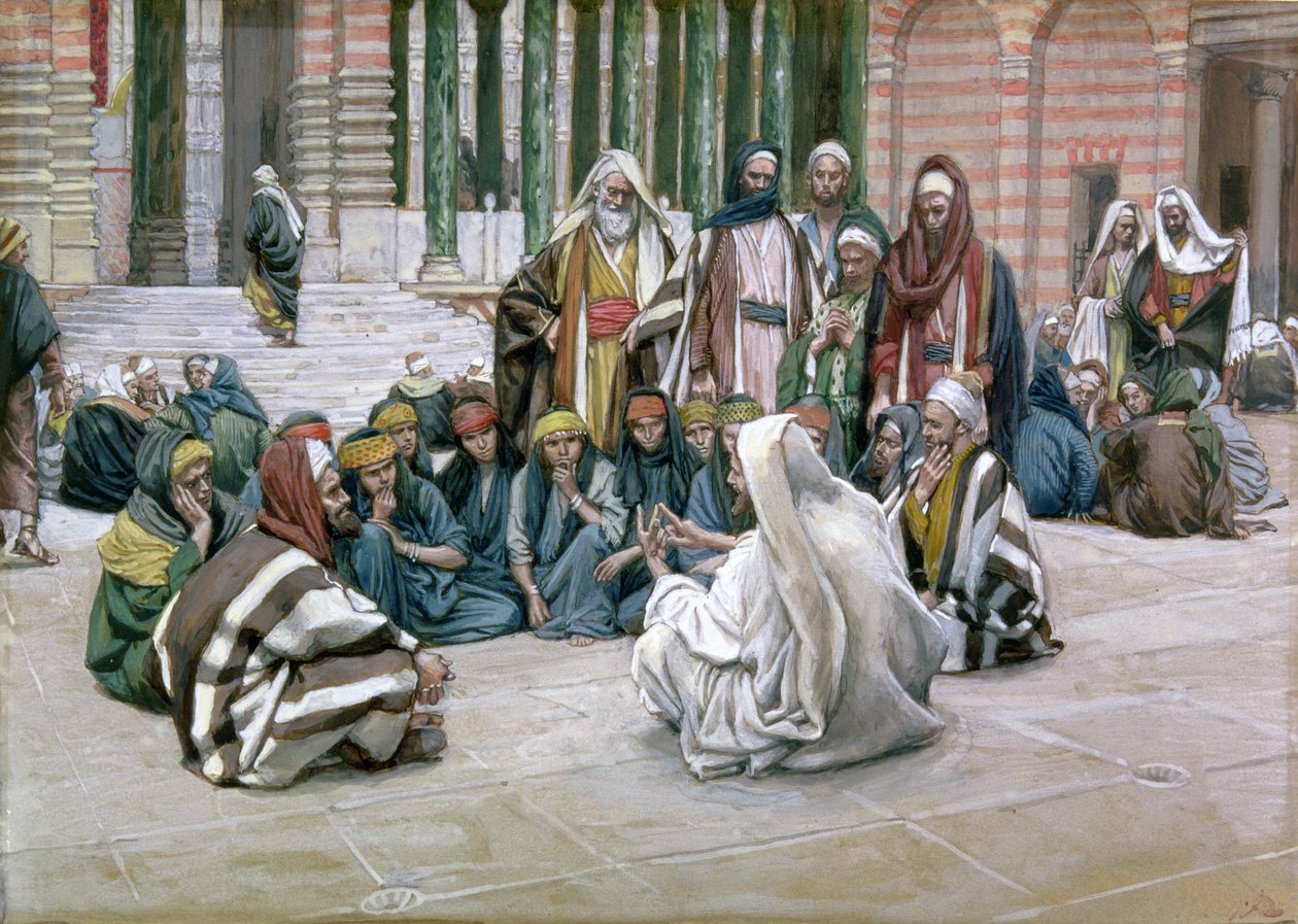Huonekalut ja erilaiset esineet 1100- ja 1300-luvuilta tekijältä James Jacques Joseph Tissot