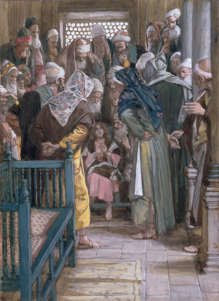 Huonekalut ja erilaiset esineet 1100- ja 1300-luvuilta tekijältä James Jacques Joseph Tissot