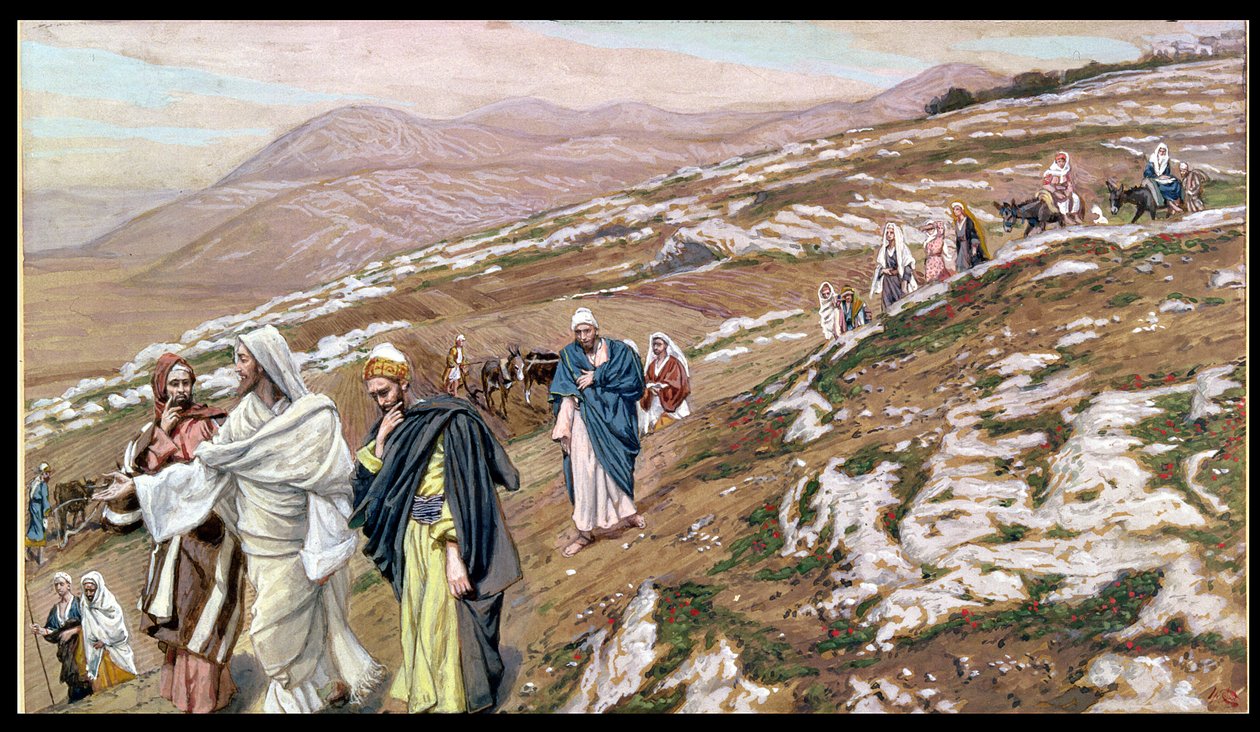 Huonekalut ja erilaiset esineet 1100- ja 1300-luvuilta tekijältä James Jacques Joseph Tissot