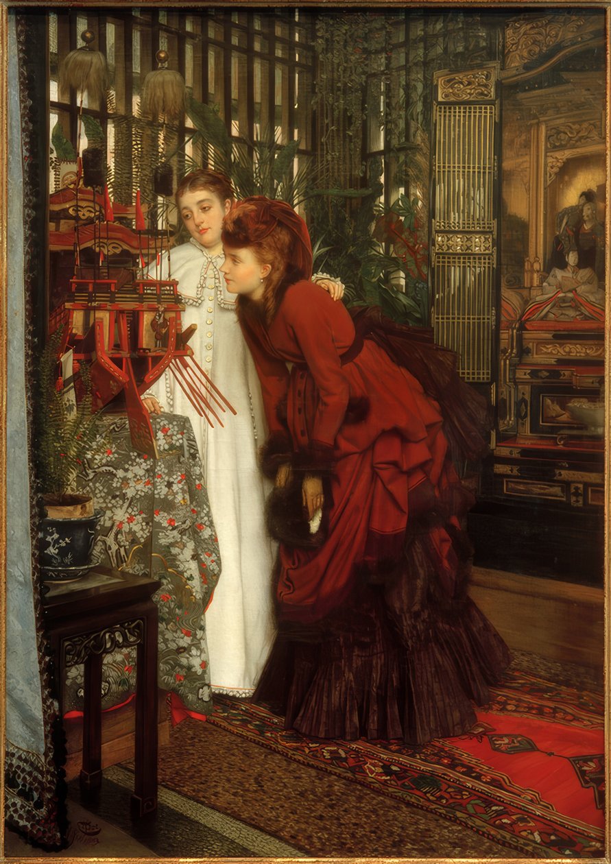 Nuoret naiset katsovat tekijältä James Jacques Joseph Tissot