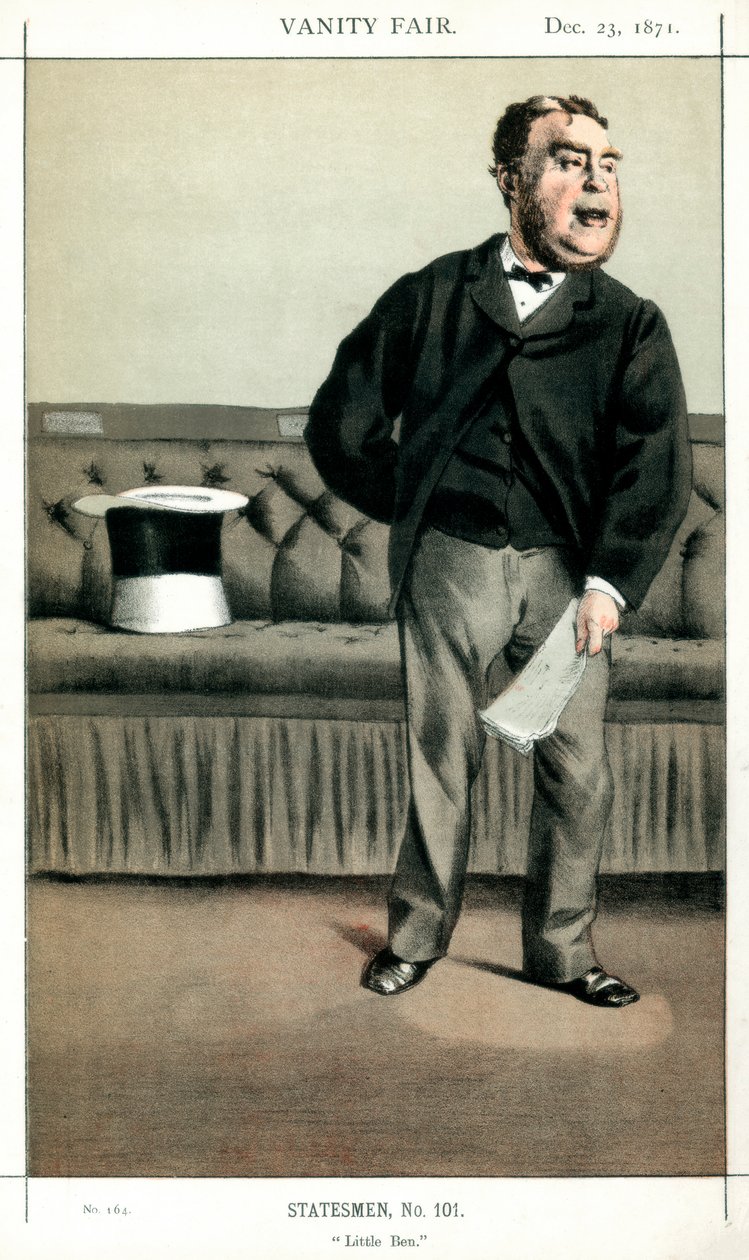 Little Ben, George Cavendish-Bentinck, brittiläinen poliitikko, 1871. tekijältä James Jacques Joseph Tissot