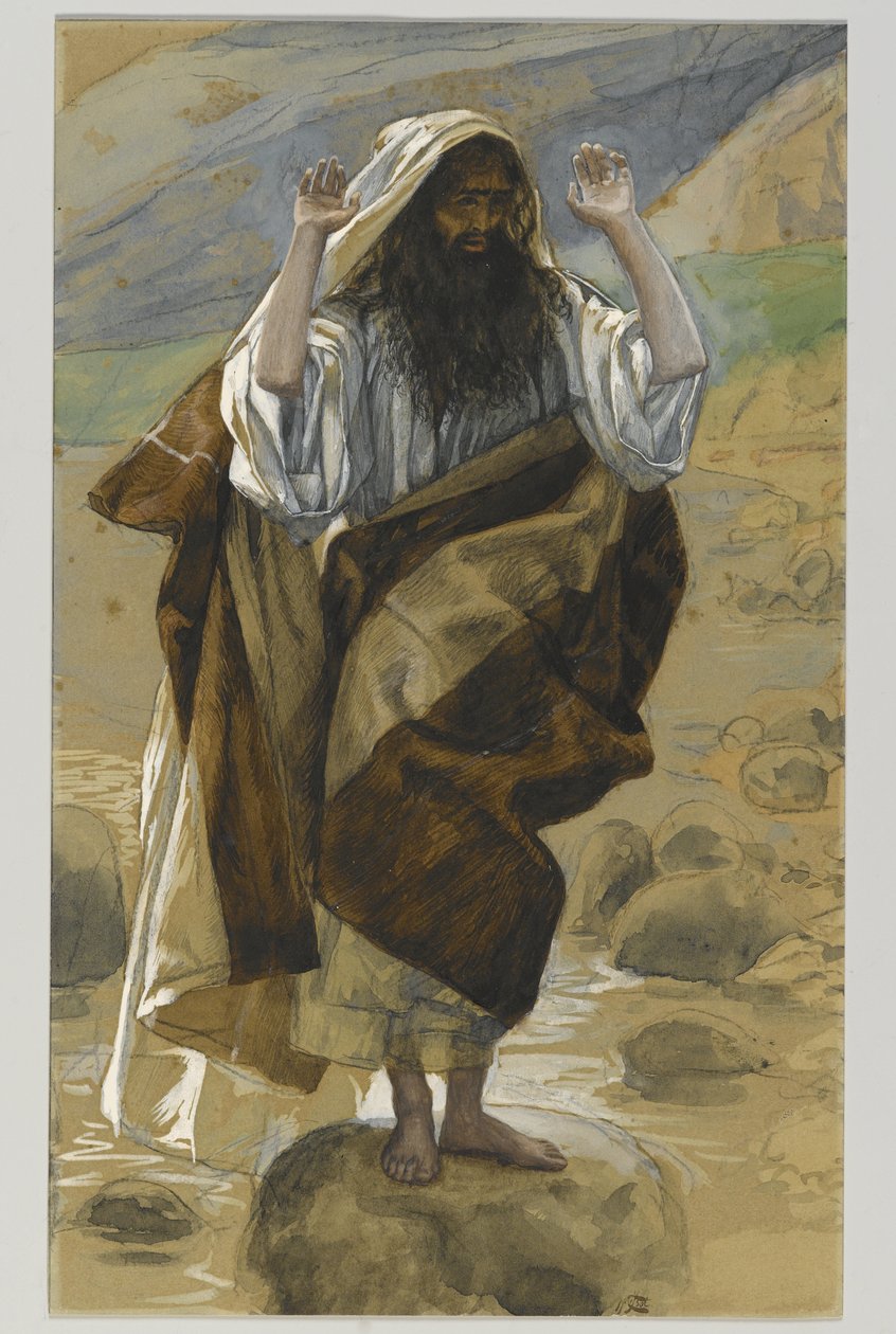 Pyhä Tadeus, kuva Herramme Jeesuksen Kristuksen elämästä (wc grafiitin päällä paperilla) tekijältä James Jacques Joseph Tissot