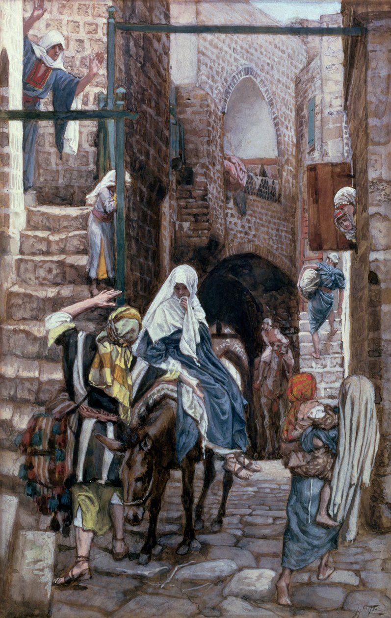 Huonekalut ja erilaiset esineet 1100- ja 1300-luvuilta tekijältä James Jacques Joseph Tissot