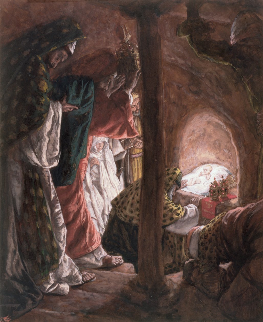 Huonekalut ja erilaiset esineet 1100- ja 1300-luvuilta tekijältä James Jacques Joseph Tissot