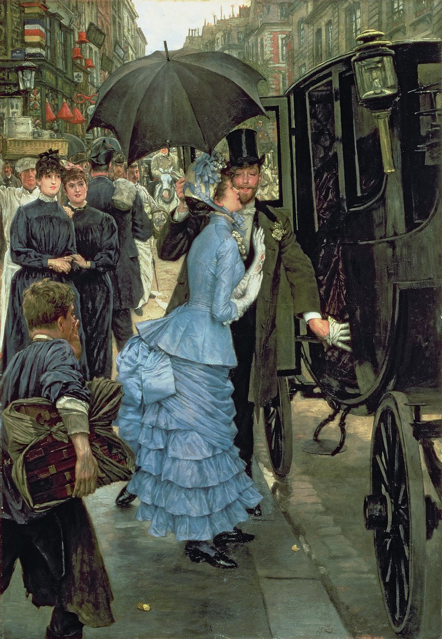 Morsiusneito, n. 1883-1885 (öljy kankaalle) tekijältä James Jacques Joseph Tissot