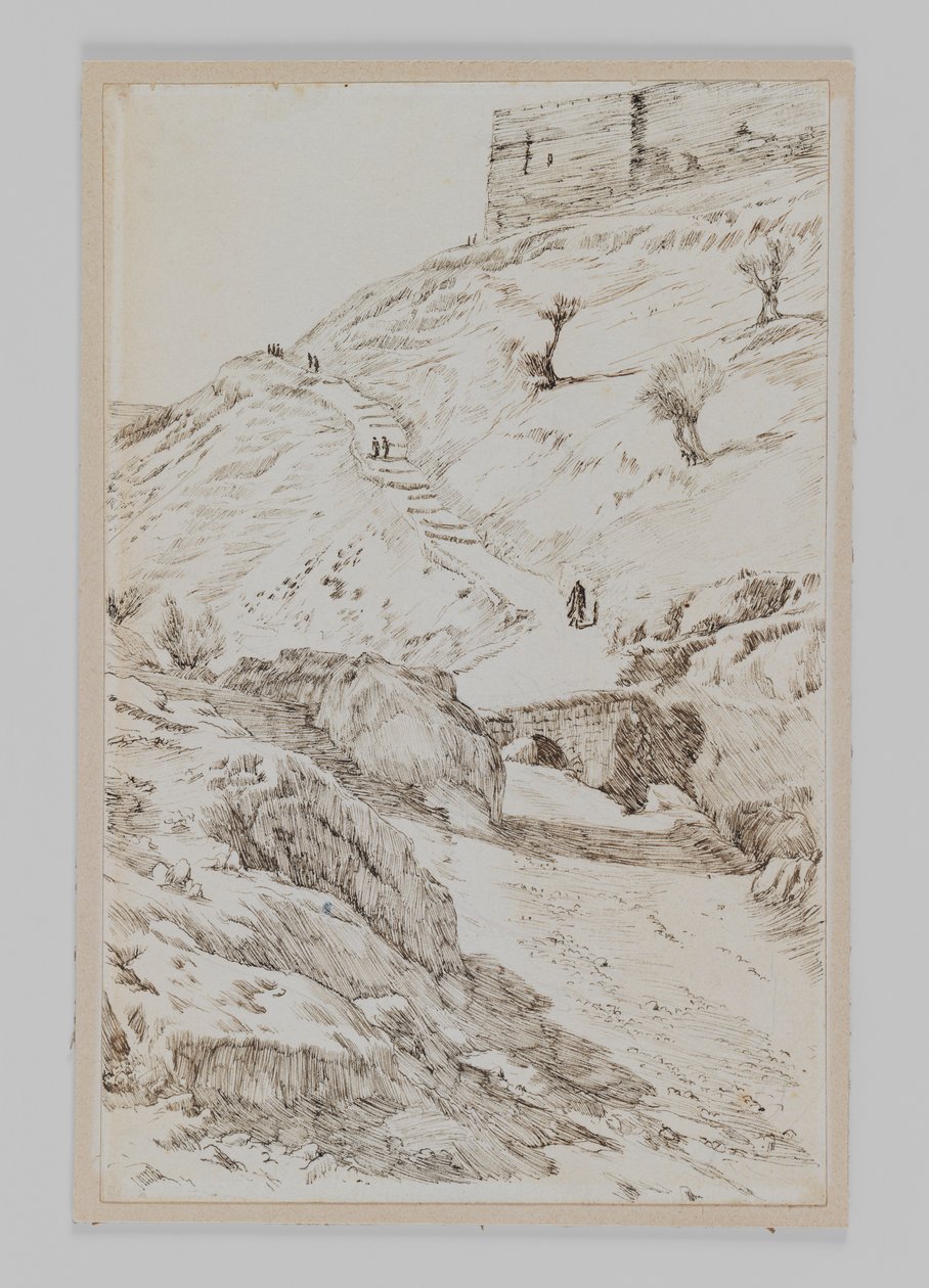 Kedronin silta tulee Getsemanesta, esimerkki Herramme Jeesuksen Kristuksen elämästä tekijältä James Jacques Joseph Tissot