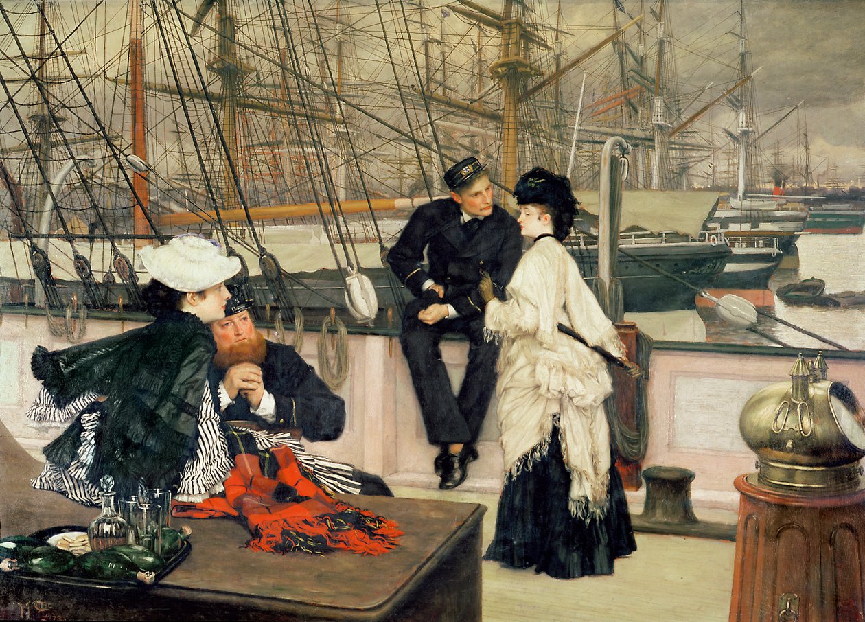 Kapteeni ja perämies, 1873 tekijältä James Jacques Joseph Tissot