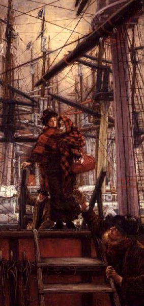 Maastamuuttajat eli auttava käsi tekijältä James Jacques Joseph Tissot