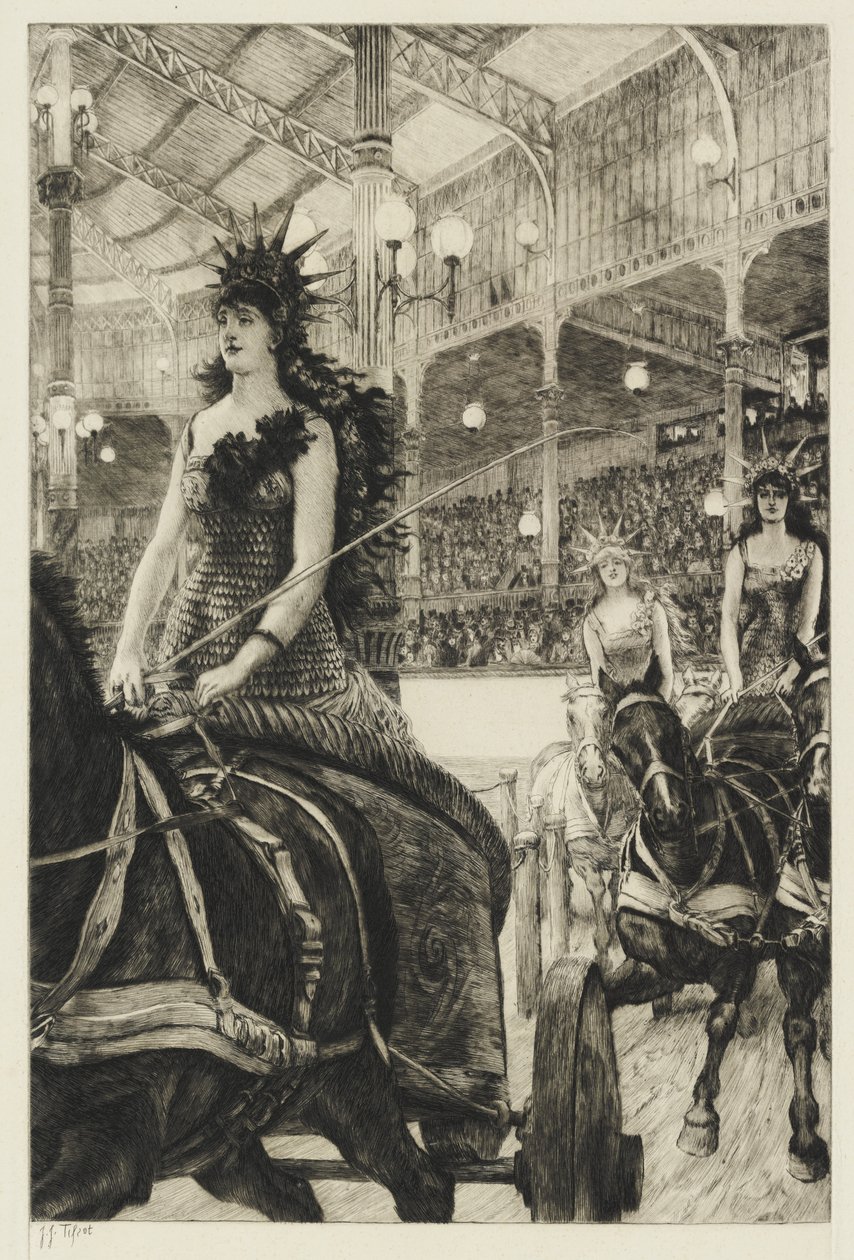 The Ladies of the Chariots, 1885 tekijältä James Jacques Joseph Tissot