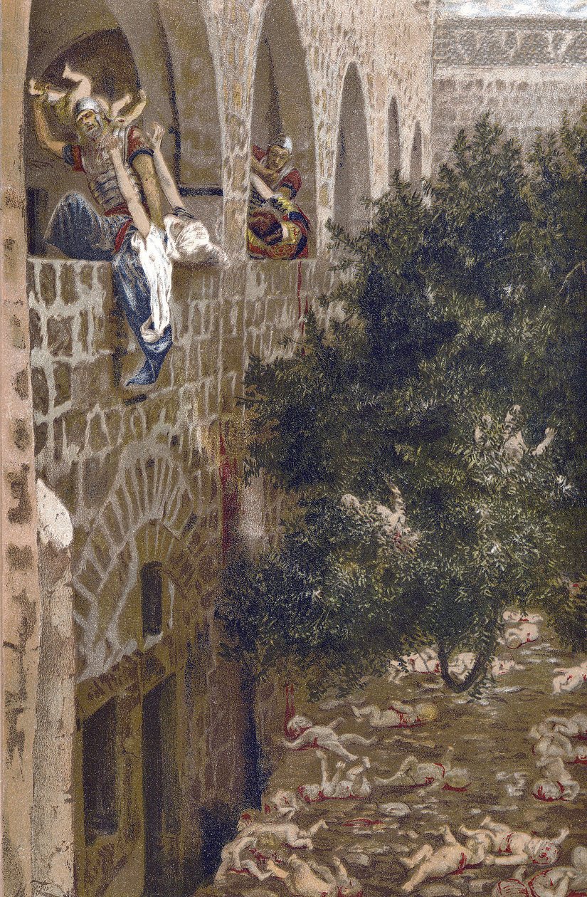 Viattomien verilöyly - Viattisten verilöyly - "Herramme Jeesuksen Kristuksen elämästä" - 1899, James Tissot - La vie de notre seigneur Jesus Christ, kirjoittanut Jacques Joseph (Jacques-Joseph) Tissot dit James Tissot (1836) -1902) tekijältä James Jacques Joseph Tissot