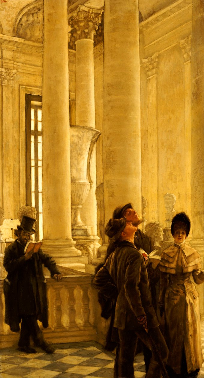 Louvren pohjoiset portaat tekijältä James Jacques Joseph Tissot