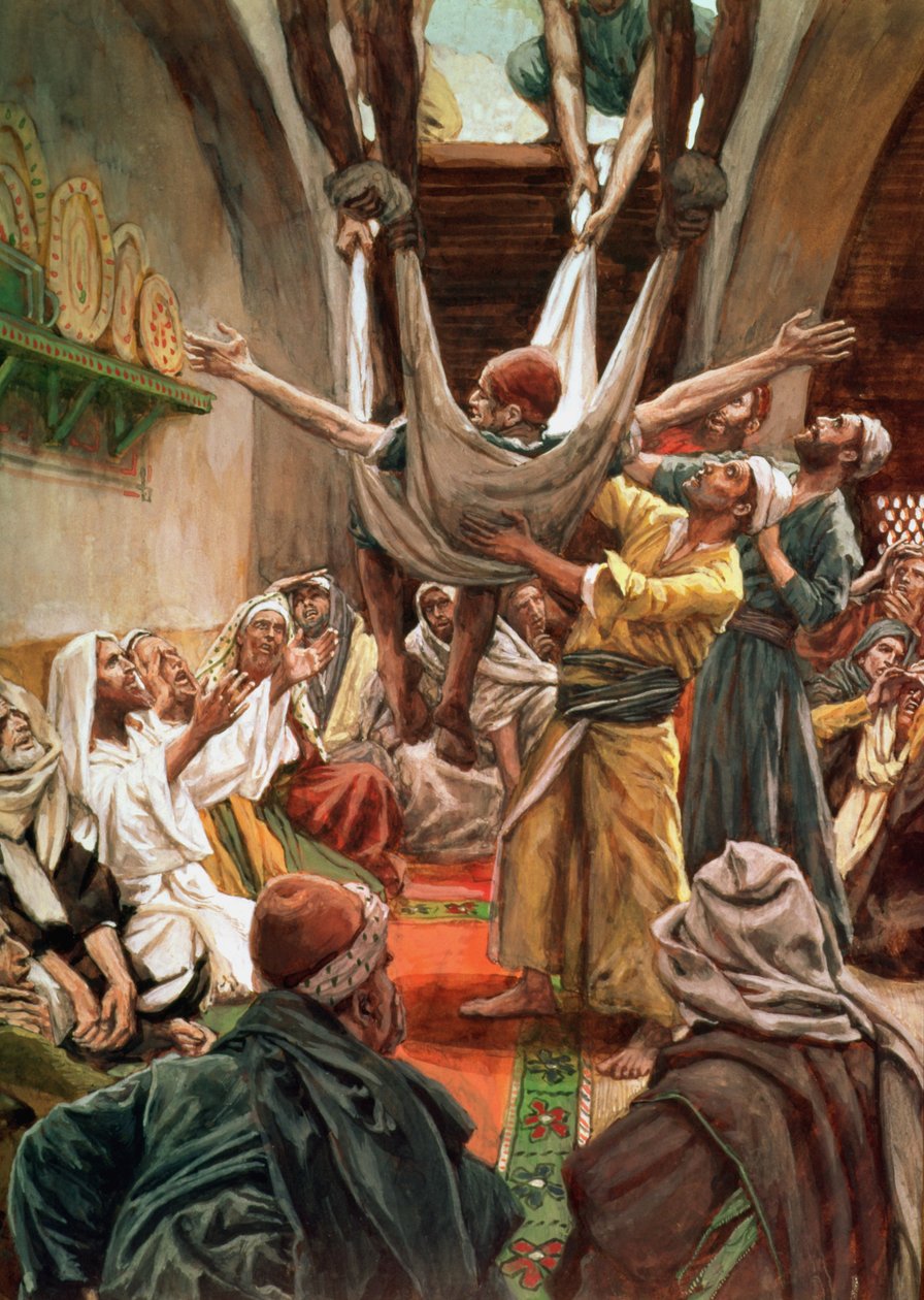 Huonekalut ja erilaiset esineet 1100- ja 1300-luvuilta tekijältä James Jacques Joseph Tissot