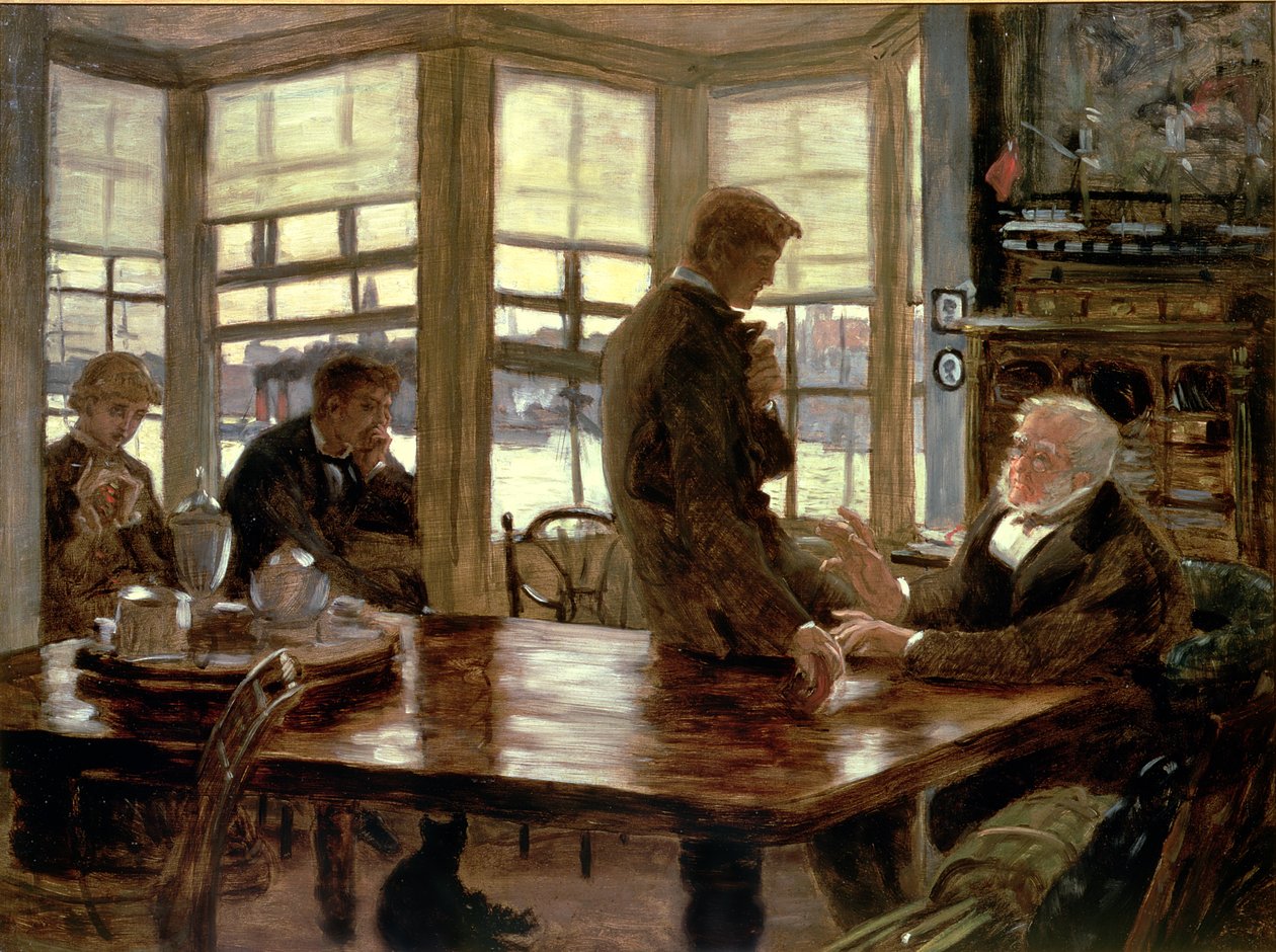 Huonekalut ja erilaiset esineet 1100- ja 1300-luvuilta tekijältä James Jacques Joseph Tissot
