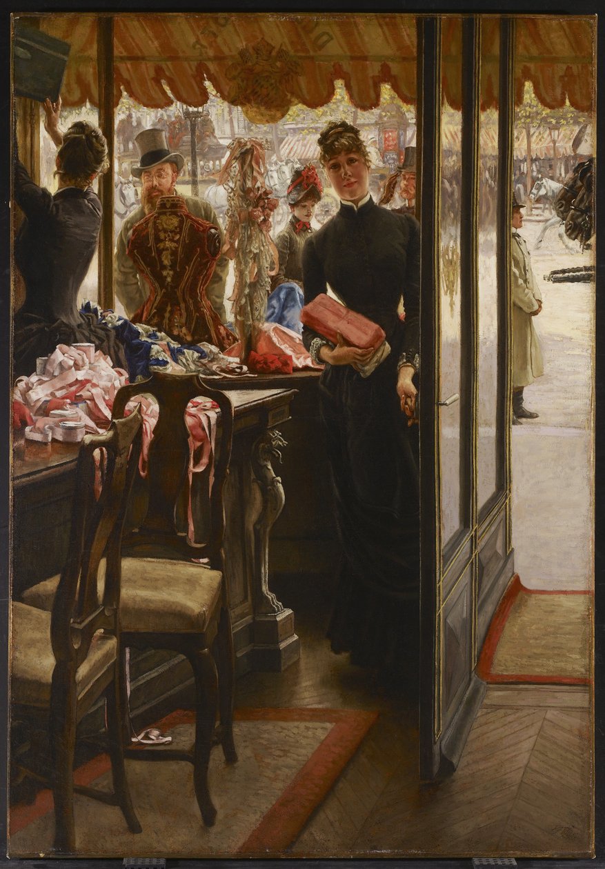 Kauppatyttö, 1883-85 tekijältä James Jacques Joseph Tissot
