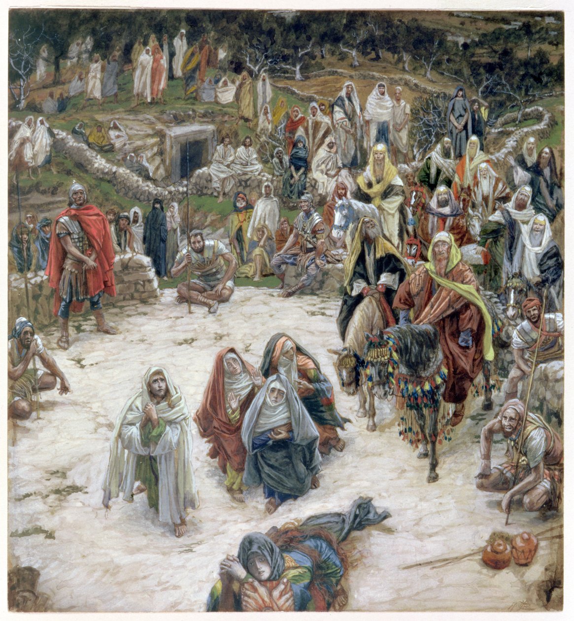 Huonekalut ja erilaiset esineet 1100- ja 1300-luvuilta tekijältä James Jacques Joseph Tissot