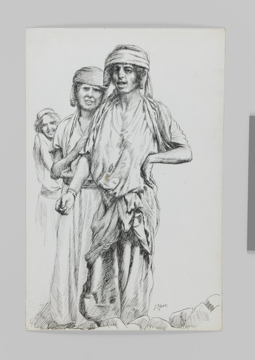 Naiset Gebasta, Samariasta, kuva Herramme Jeesuksen Kristuksen elämästä tekijältä James Jacques Joseph Tissot
