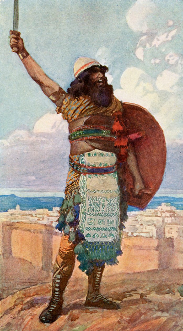 Othniel, J James Tissot - Raamattu tekijältä James Jacques Joseph after Tissot