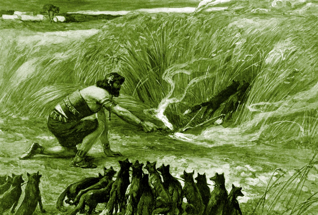 Simson ja ketut J James Tissot - Raamattu tekijältä James Jacques Joseph after Tissot