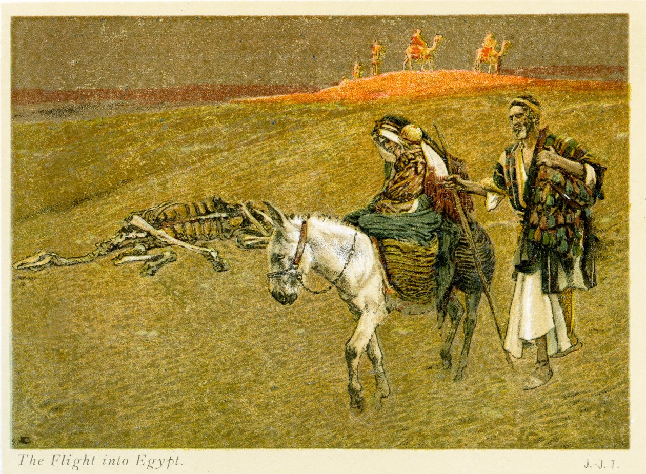 Lento Egyptiin, Pyhä Matteus - Luku 2 - Raamattu tekijältä James Jacques Joseph after Tissot
