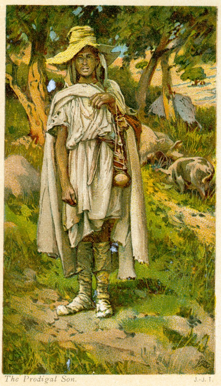 Tuhlaajapoika - Raamattu tekijältä James Jacques Joseph after Tissot