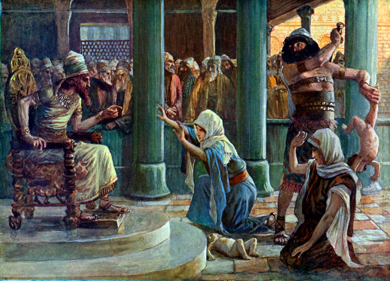 J James Tissot: Salomon viisaus - Raamattu tekijältä James Jacques Joseph after Tissot
