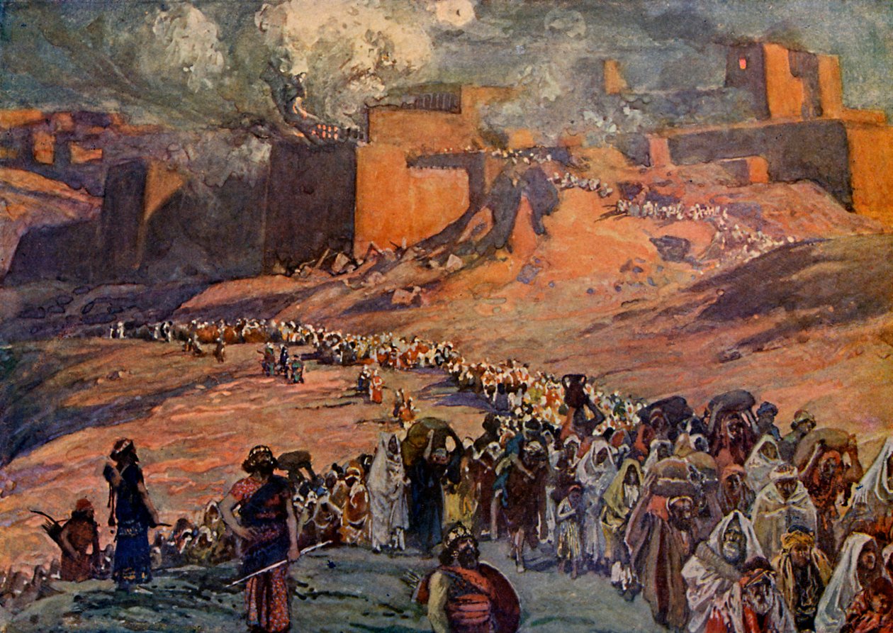 Vankien pako, kirjoittanut Tissot - Raamattu tekijältä James Jacques Joseph after Tissot
