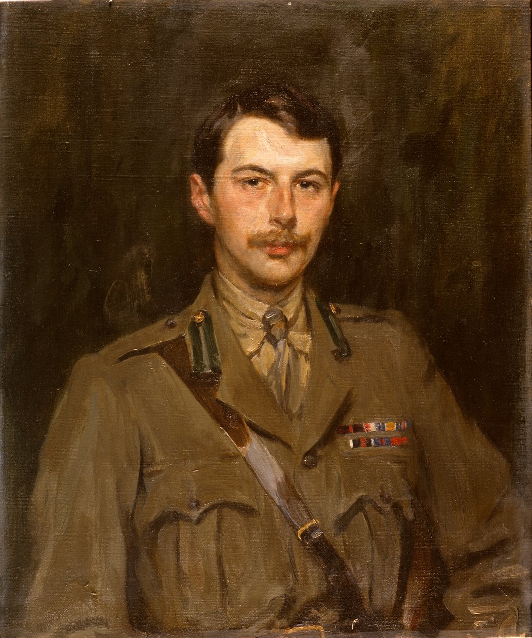 Muotokuva Edward Cavendishista Hartingtonin markiisin aikana, n. 1918-20 (öljy kankaalle) tekijältä James Jebusa Shannon