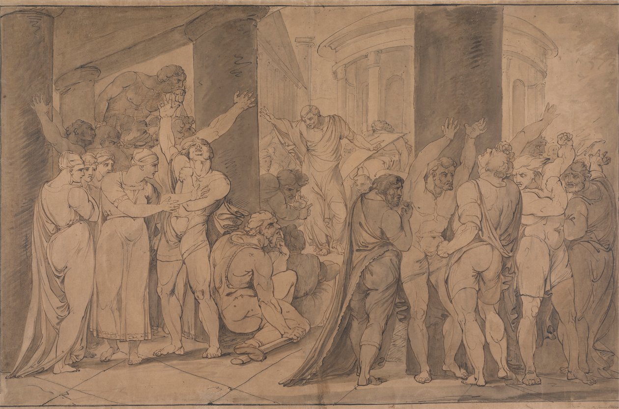 Roomalaisille paljastettu Lucretian ruumis tekijältä James Jefferys