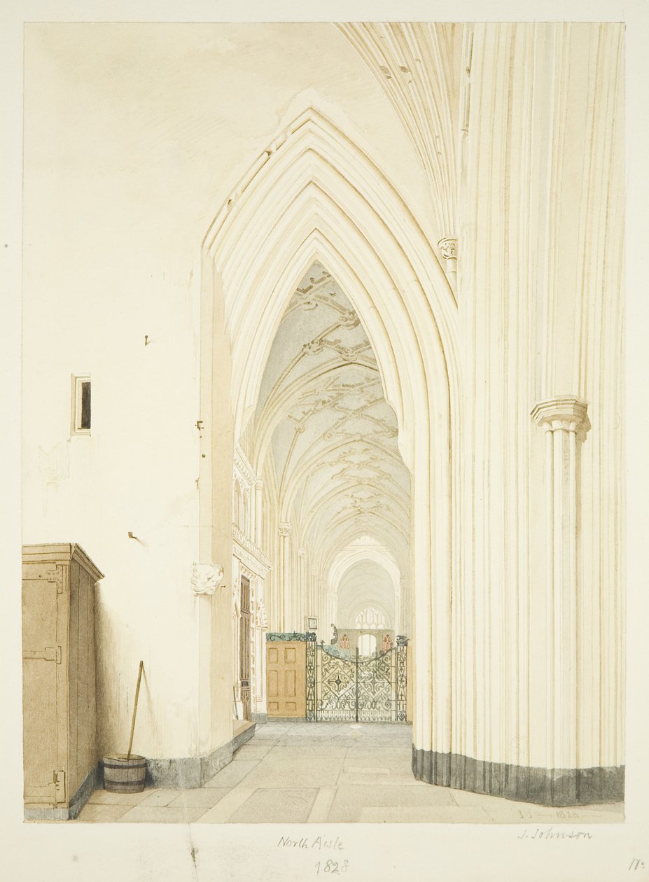 North Aisle of St Mary Redcliffe, katsot itään tekijältä James Johnson
