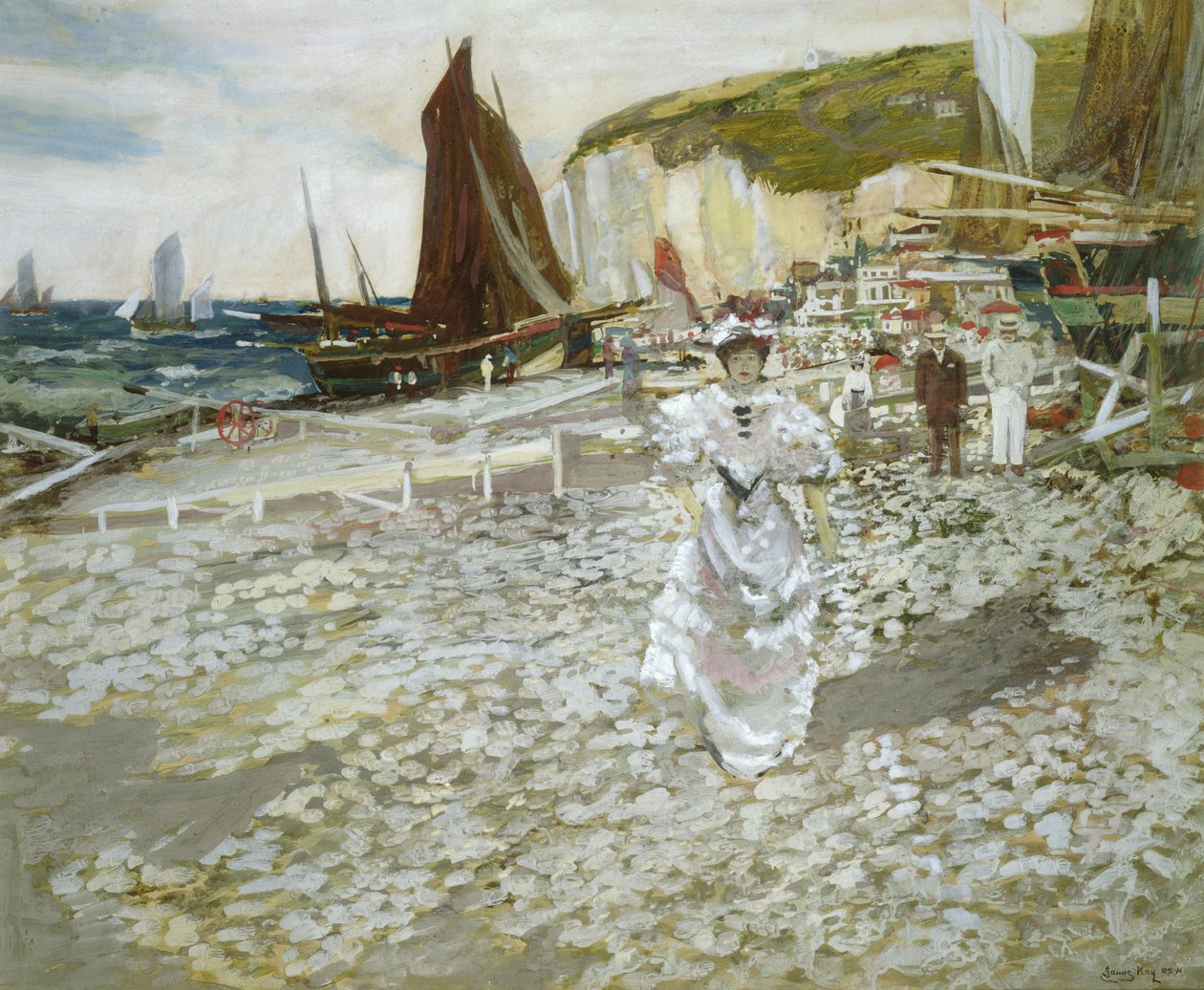 Shingle Beach (wc ja korotus paperilla) tekijältä James Kay