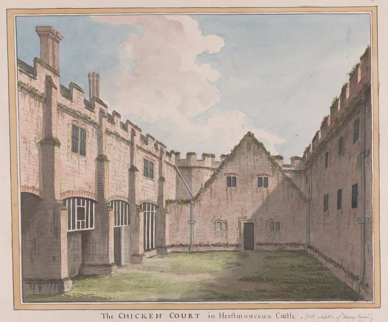 Herstmonceux Castle, East Sussex: Chicken Court tekijältä James Lambert  of Lewes