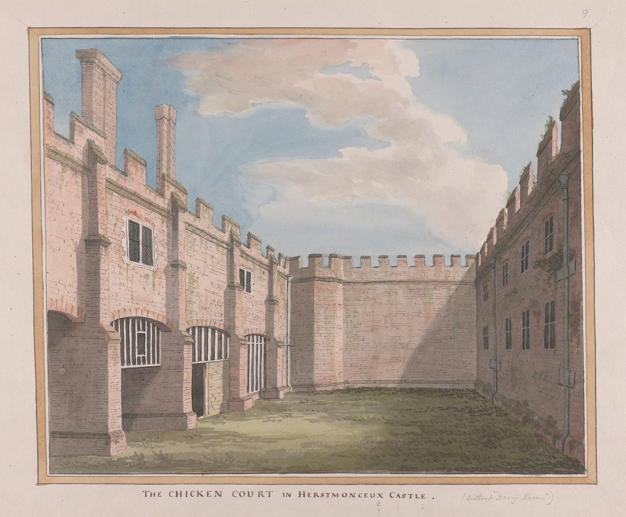 Herstmonceux Castle, East Sussex: Chicken Court tekijältä James Lambert  of Lewes