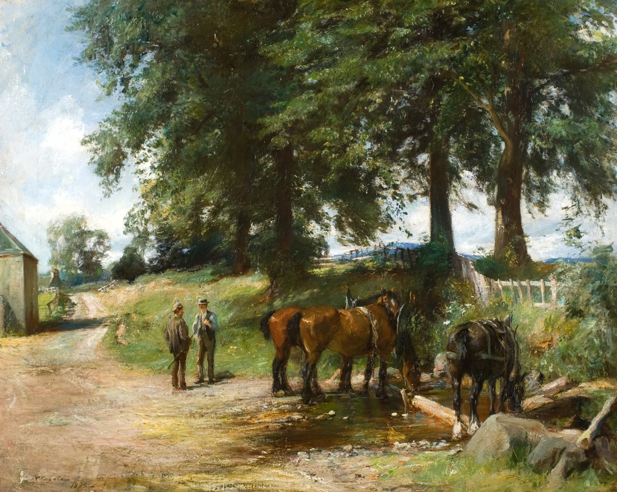 Hevosten juotto tekijältä James Lawton Wingate