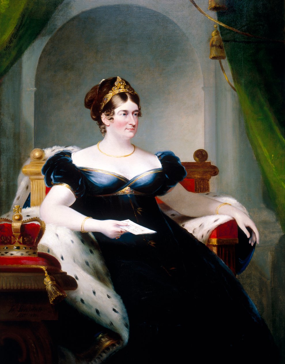 Caroline of Brunswick, Yrjö IV:n puoliso, 1820 tekijältä James Lonsdale