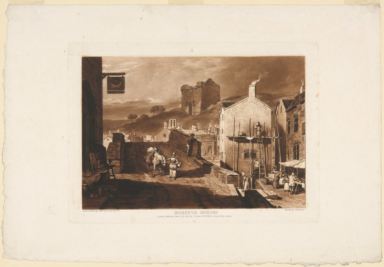 Morpeth, Northumberland, Liber Studiorumilta tekijältä James Mallord William Turner