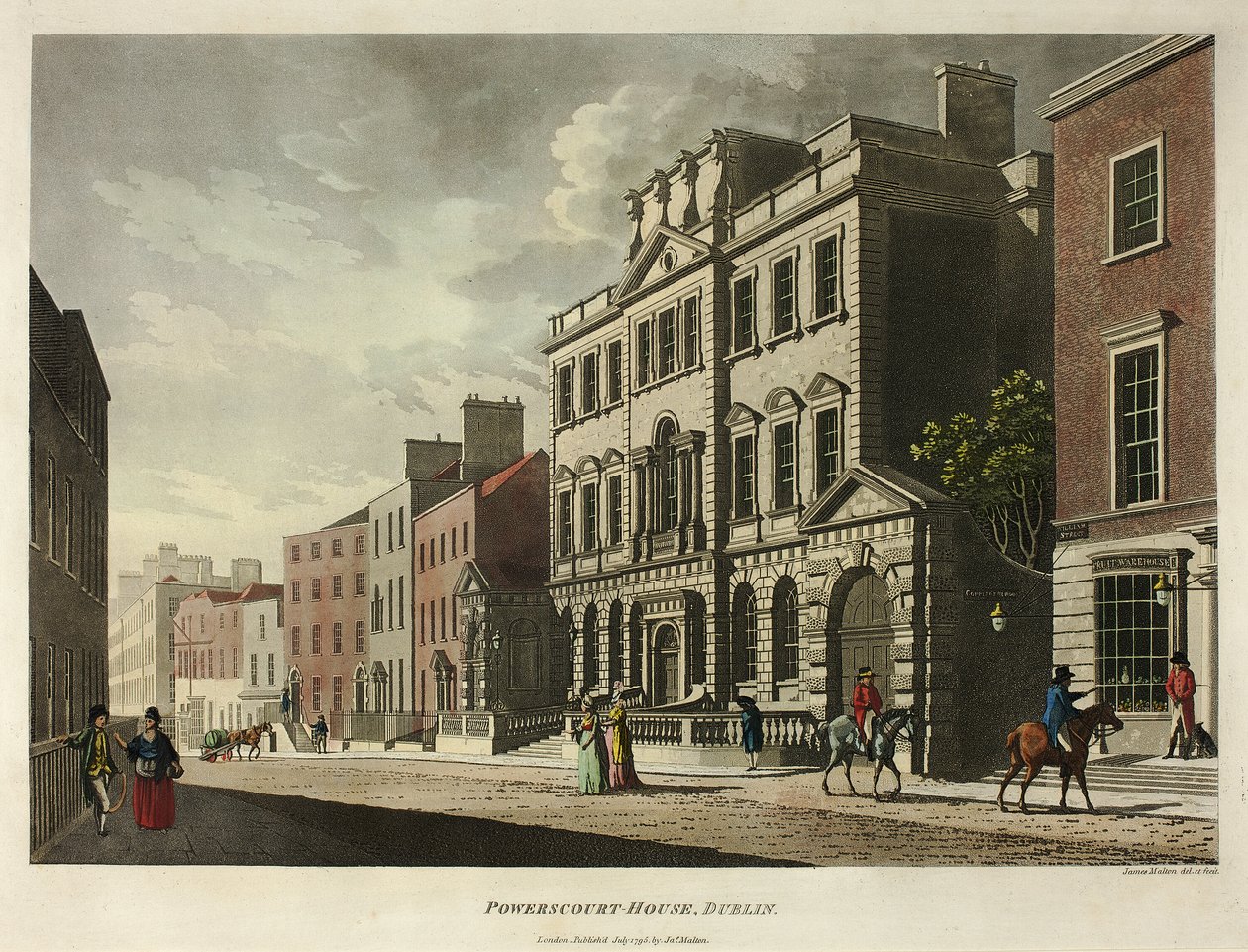 Powerscourt House, Dublin tekijältä James Malton