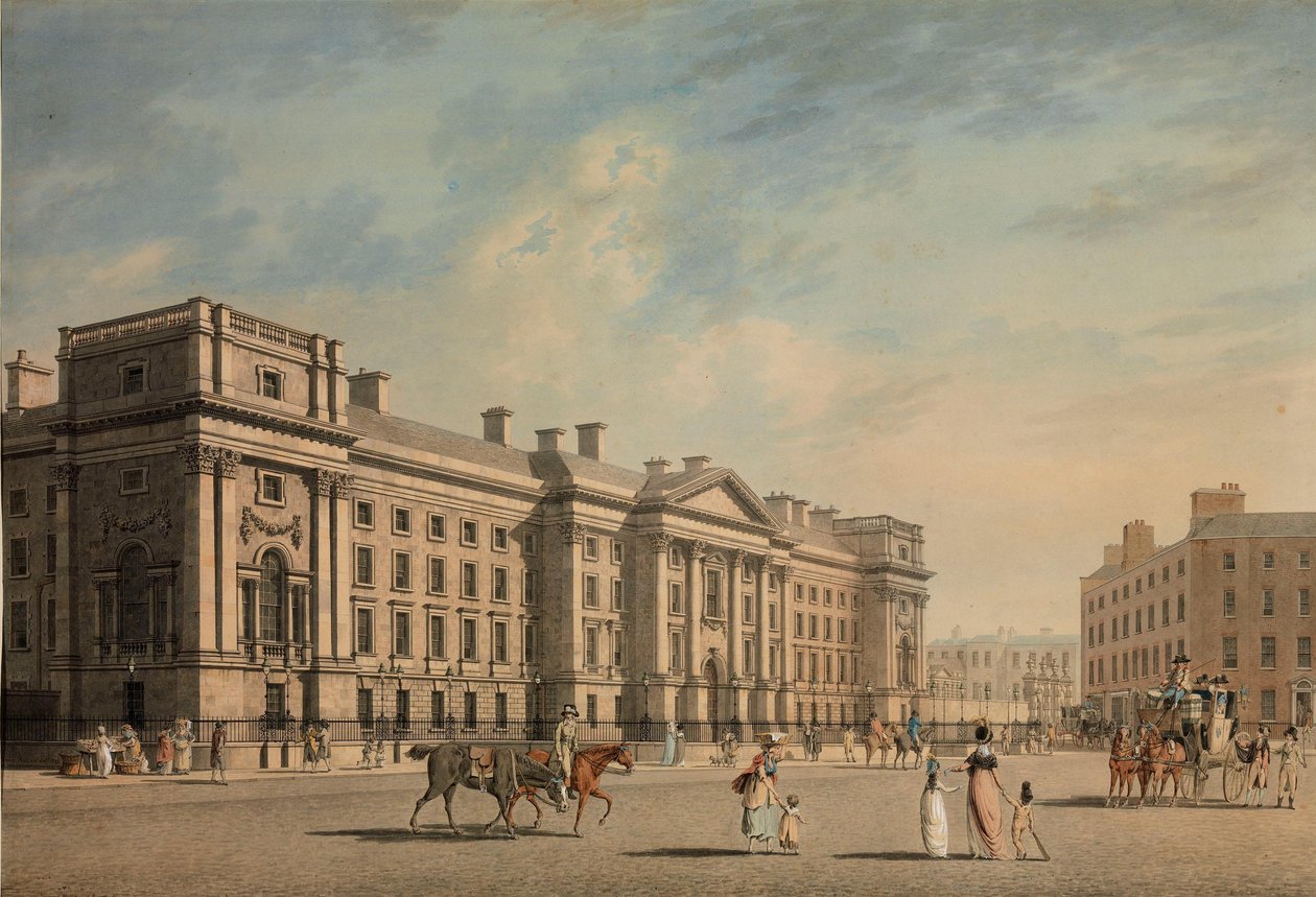 Trinity College, College Green, Dublin tekijältä James Malton