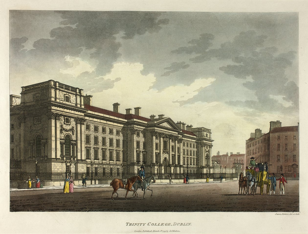 Trinity College, Dublin tekijältä James Malton