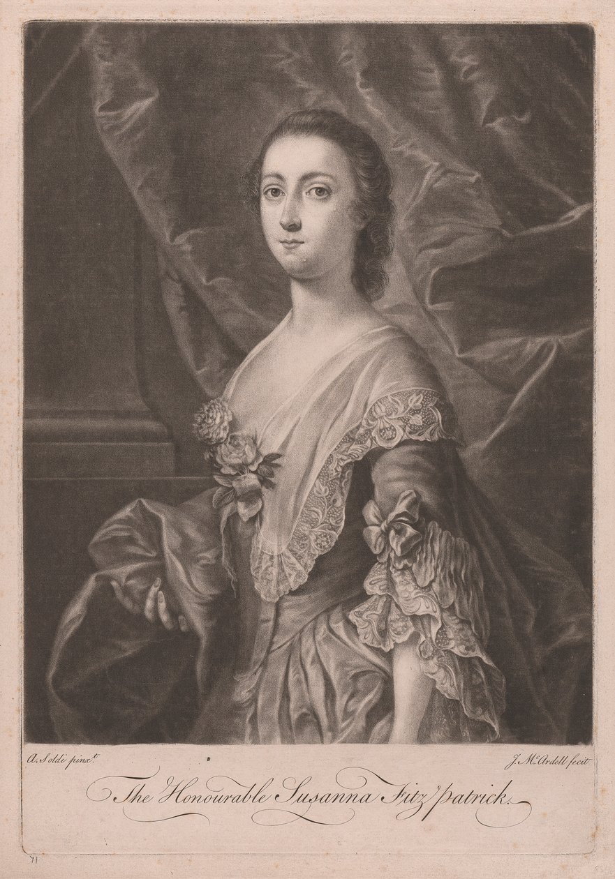 Arvoisa Susanna Fitzpatrick tekijältä James McArdell