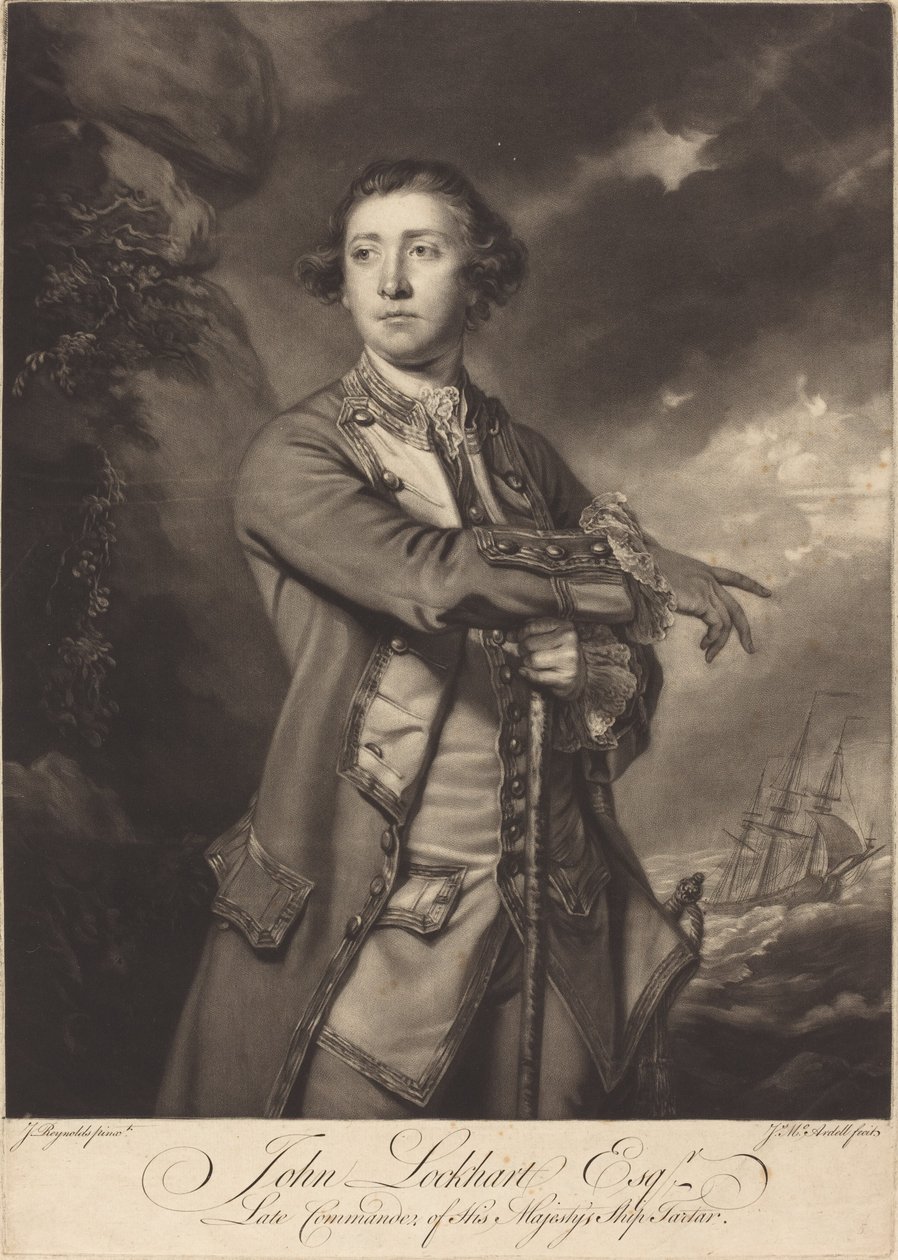 James Lockhart tekijältä James McArdell after Sir Joshua Reynolds