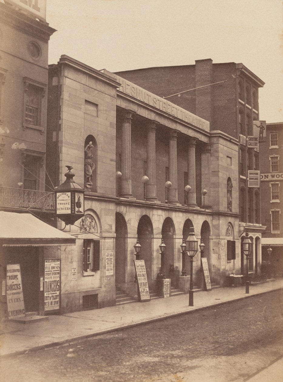 Chestnut Street Theatre, Philadelphia tekijältä James McClees