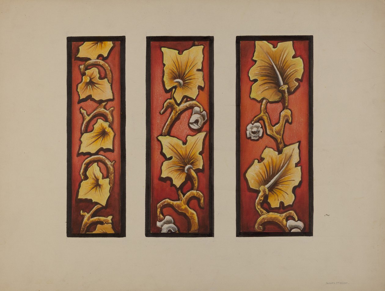 Maalattu lasi, c. 1937. tekijältä James McLellan