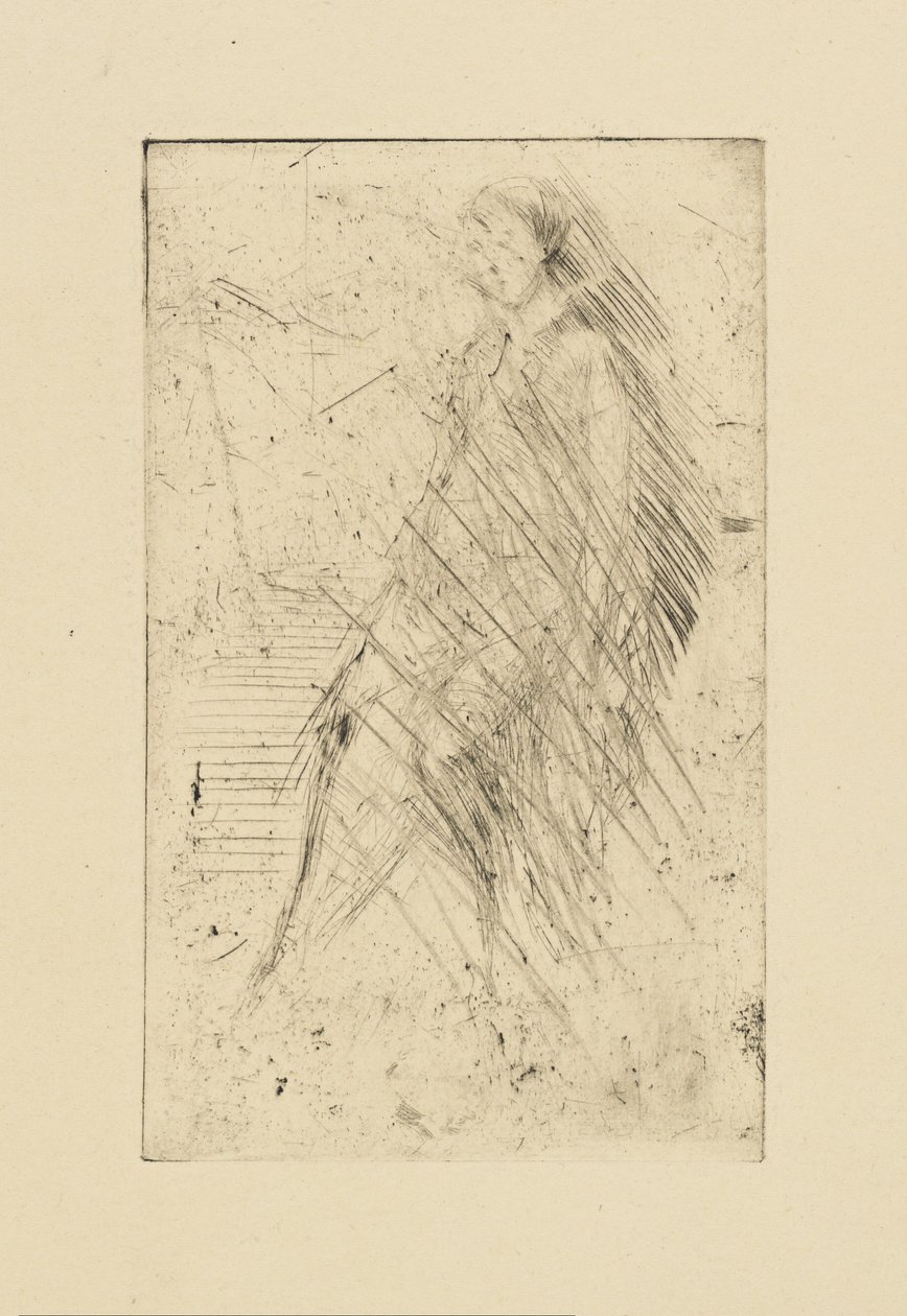 [76] Whistlerin peruutetuista levyistä tehdyt vaikutelmat - Resting tekijältä James Abbott McNeill Whistler